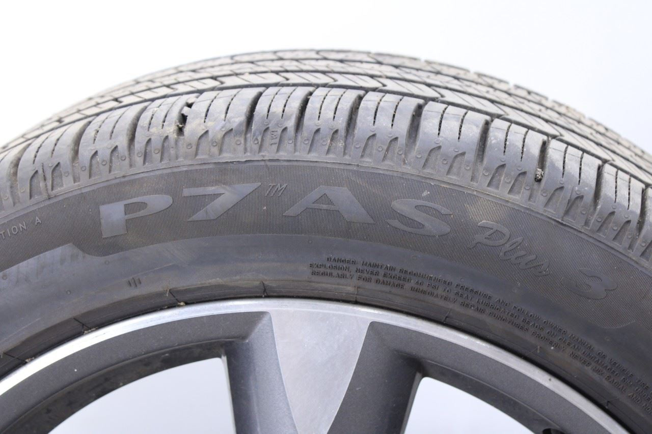 15-17 Ford Mustang Conv V6 Alloy Wheel Tire Pirelli P7 AS Plus 3 235/50R18 Set 417