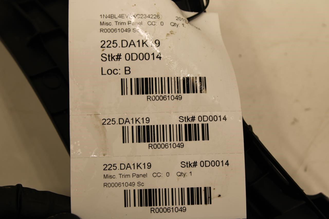 19-24 Nissan Altima SL Rear Left Side Door Sill Scuff Plate Trim 769B7-6CA0A OEM - Alshned Auto Parts