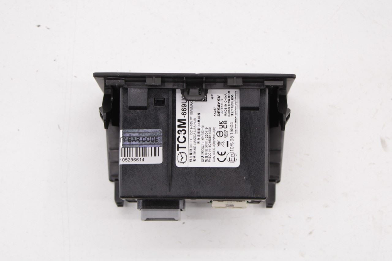2021-2023 Mazda CX-9 Grand Touring Center Console Dual USB Media Hub TC3M669U0B - Alshned Auto Parts