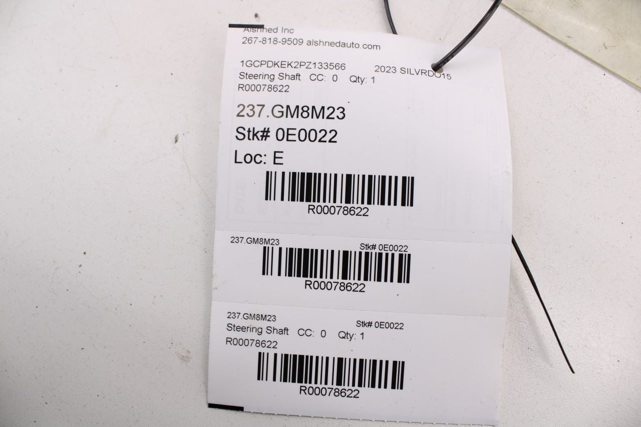 19-24 Chevrolet Silverado LT-L 2.7L 4WD Steering Column Intermediate Upper Shaft - Alshned Auto Parts