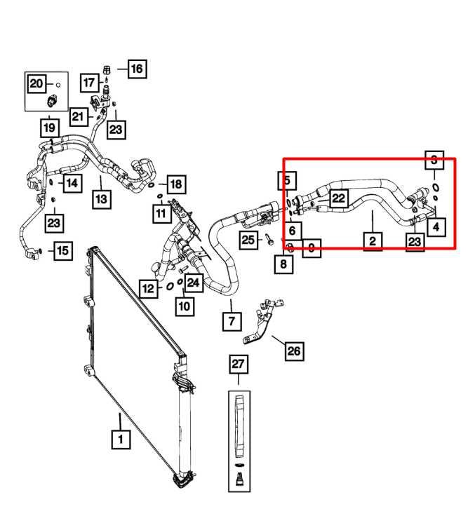 14-18 Jeep Cherokee 3.2L AC Conditioning Suction and Liquid Line Hose 68103257AC - Alshned Auto Parts