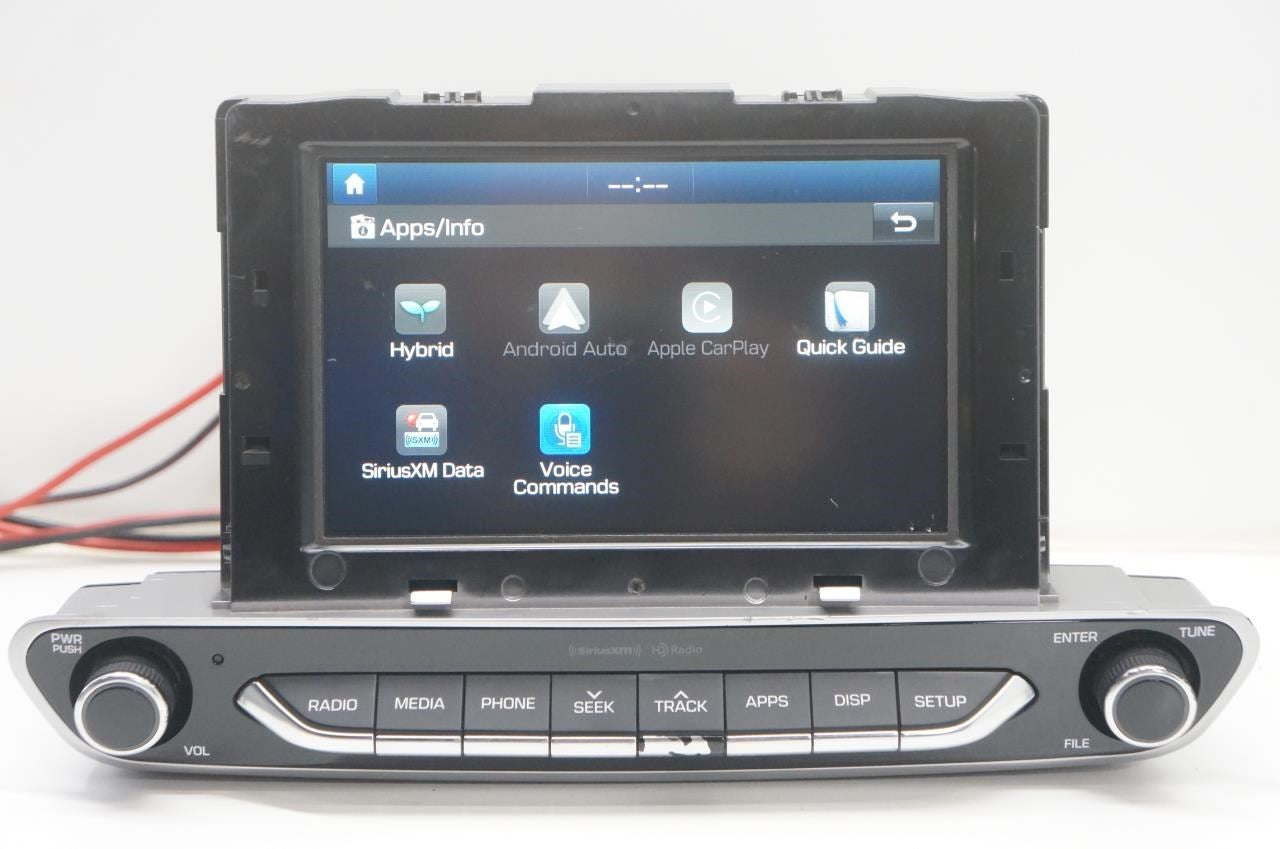 17-19 Hyundai Ioniq Radio Faceplate Control w/ 7.0'' Display and Receiver *ReaD* - Alshned Auto Parts