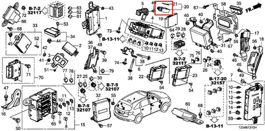 2014-20 Acura MDX w/ Technology Pkg Front Windshield Rain Light Sentinel Sensor - Alshned Auto Parts
