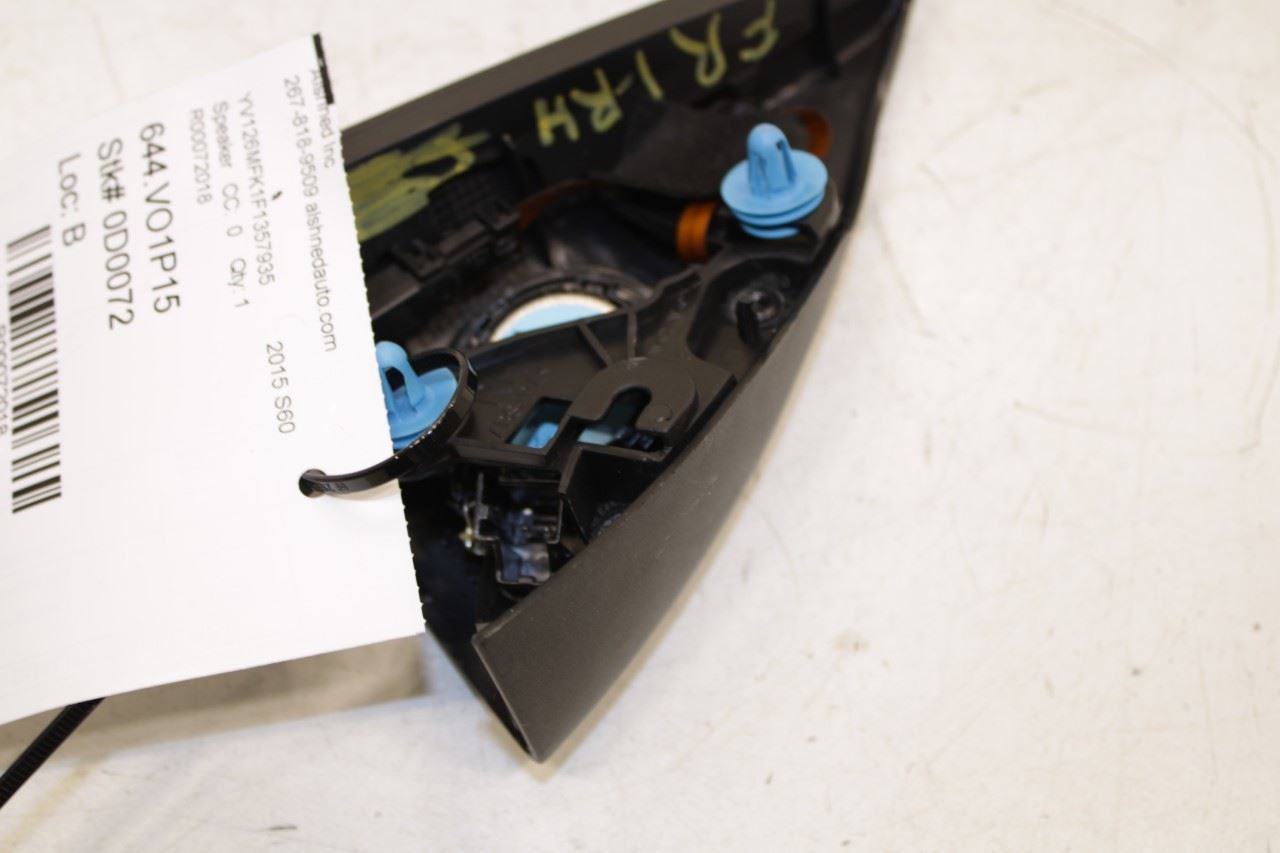 2015-2016 Volvo S60 T5 Premier Front Right Door Tweeter Speaker w/ Cover 8648761 - Alshned Auto Parts