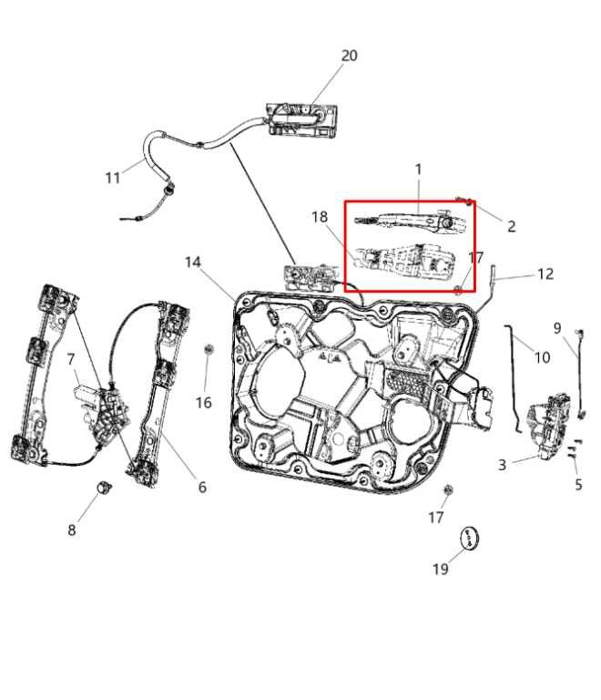 17-21 Jeep Grand Cherokee Laredo X 4X4 4WD Front Right Side Door Exterior Handle - Alshned Auto Parts