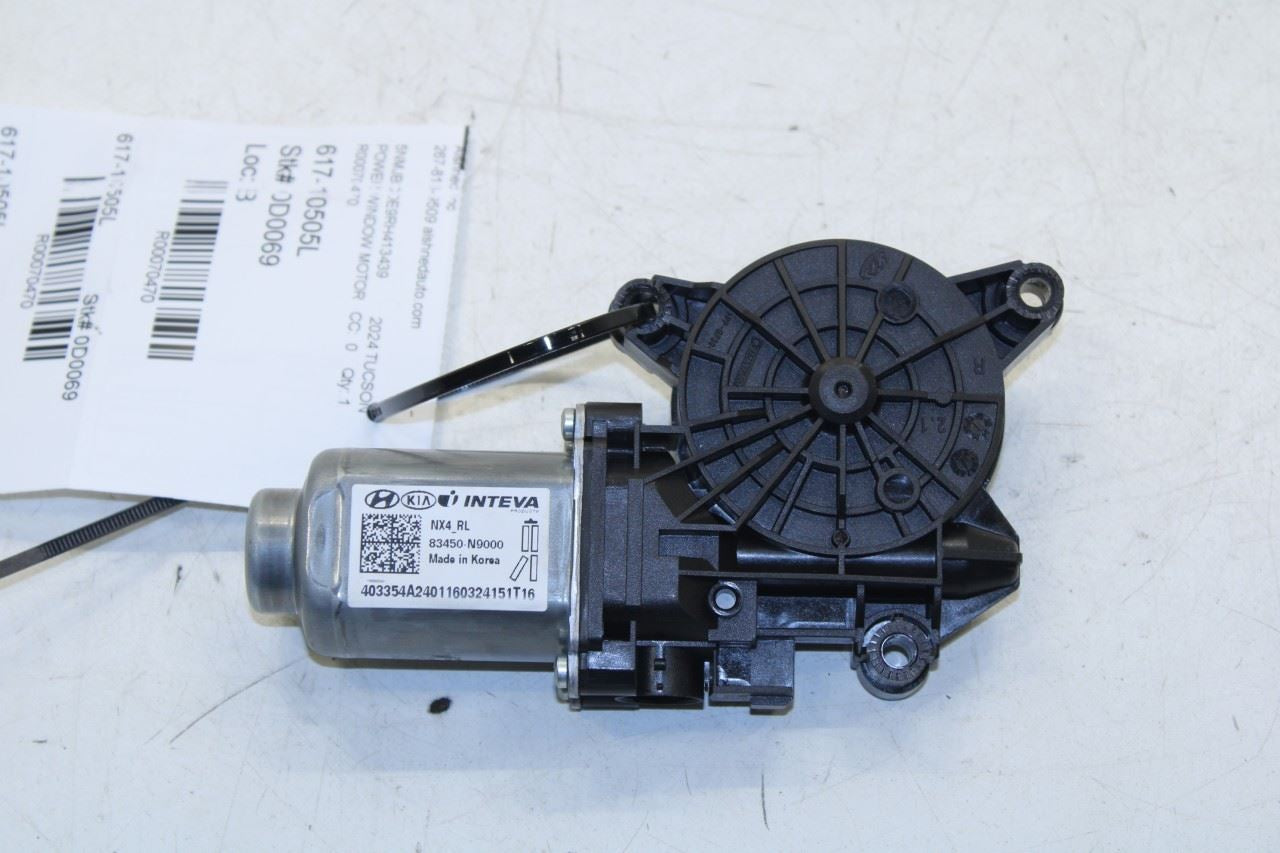 2021-2025 Hyundai Tucson SEL Rear Left Door Power Window Motor 83450-N9000 OEM - Alshned Auto Parts