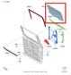 2015-2022 Ford F150 2.7L Rear Right Side Door Window Glass FL3Z-1625712-G OEM - Alshned Auto Parts