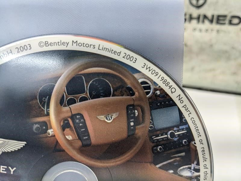 2005 Bentley Continental GT Satellite Navigation CD-ROM Set of 5 3W0919884P OEM - Alshned Auto Parts