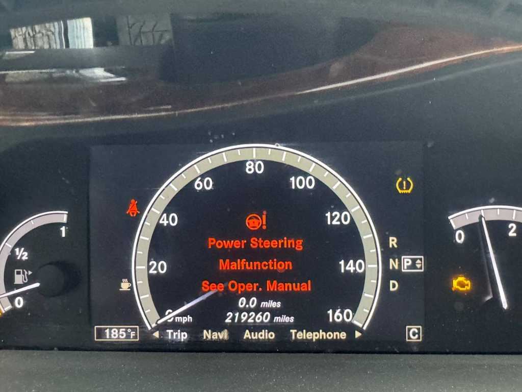 2010-13 Mercedes-Benz S550 Speed Gauge Instrument Cluster 219K Mile 221900090428 - Alshned Auto Parts
