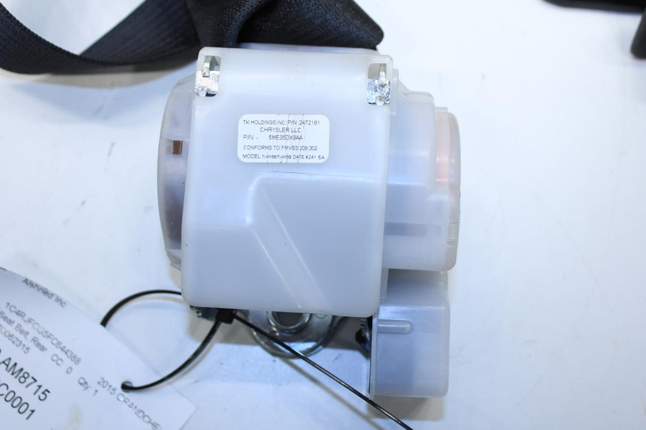 14-18 Jeep Grand Cherokee Rear Center 2nd Row Seat Belt Retractor 5ME35DX9AA OEM - Alshned Auto Parts