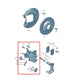 11-18 Volkswagen Jetta Sport FWD Rear Right and Left Side Brake Disc Caliper Set1