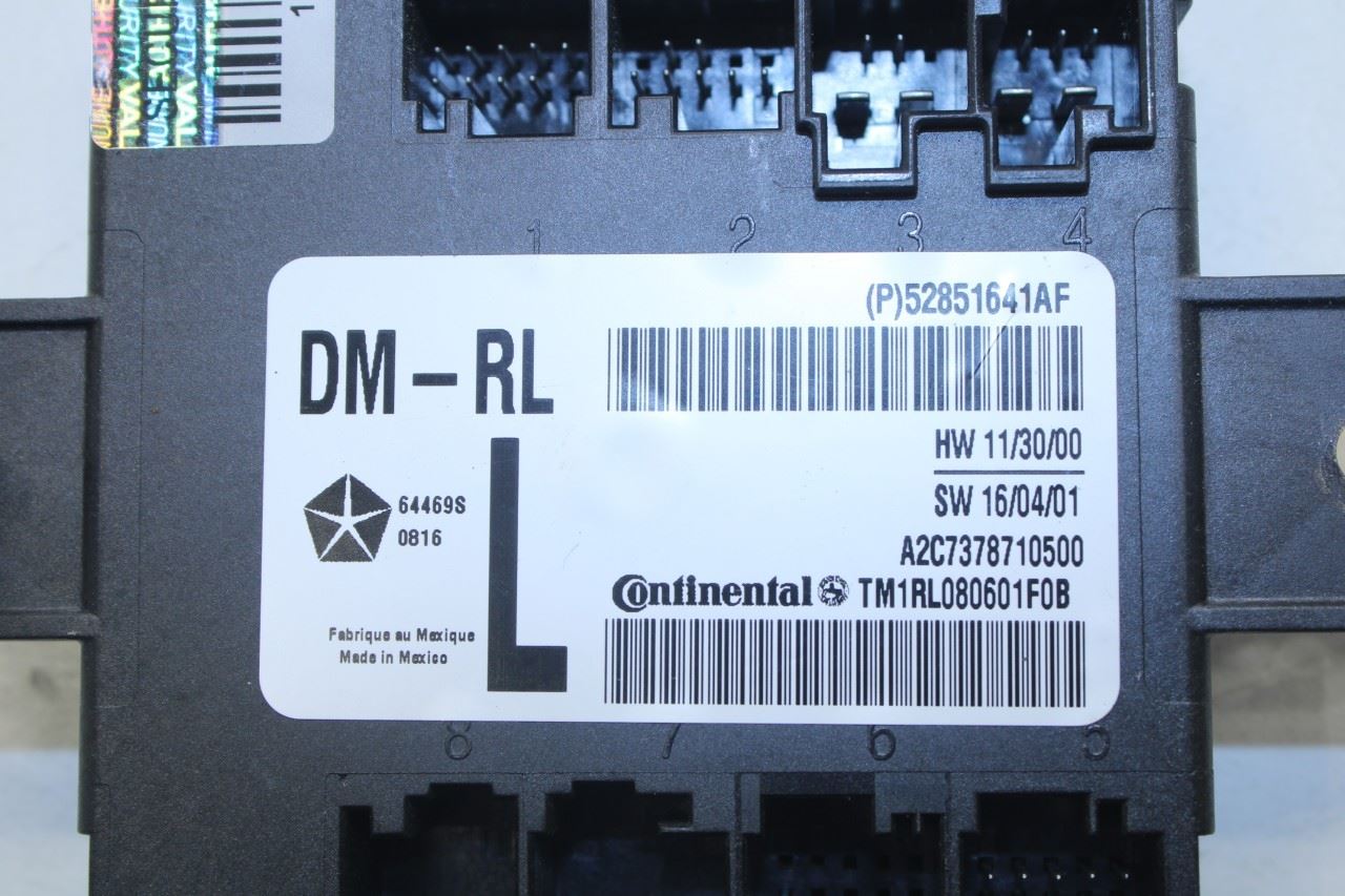 2017-2020 Maserati Ghibli 3.0L RWD Rear Driver Left Side Door Control Module ECU - Alshned Auto Parts