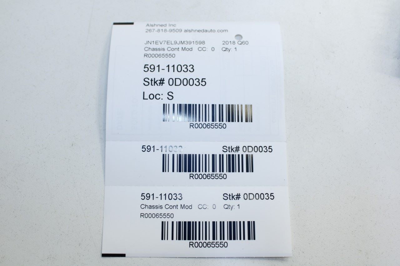 2017-2022 Infiniti Q60 Luxe 3.0L Fuel Pump Control Module 17001-5CA0A OEM - Alshned Auto Parts