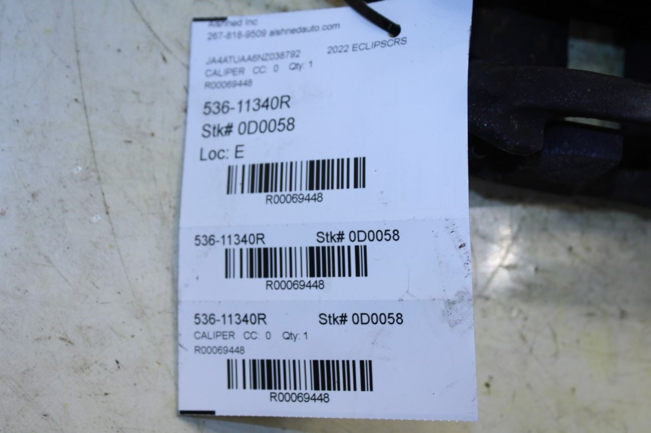 2018-25 Mitsubishi Eclipse Cross ES Front Right Side Brake Disc Caliper 4605B478 - Alshned Auto Parts