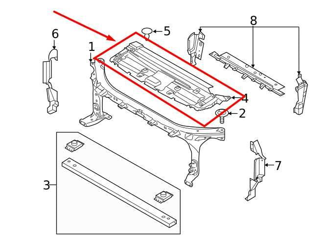 2018-2020 Ford F150 Radiator Baffle Cover Splash Shield JL34-19E525-AA OEM - Alshned Auto Parts