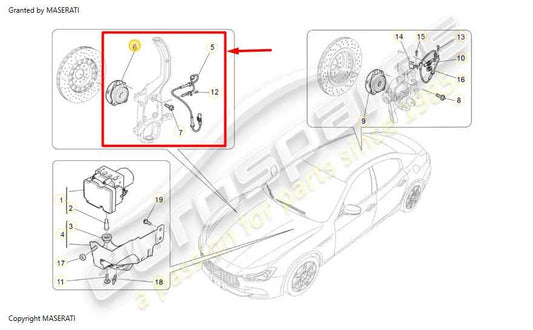 14-17 Maserati Ghibli 3.0L RWD Front Left Side Spindle Knuckle Hub 670004761 OEM - Alshned Auto Parts