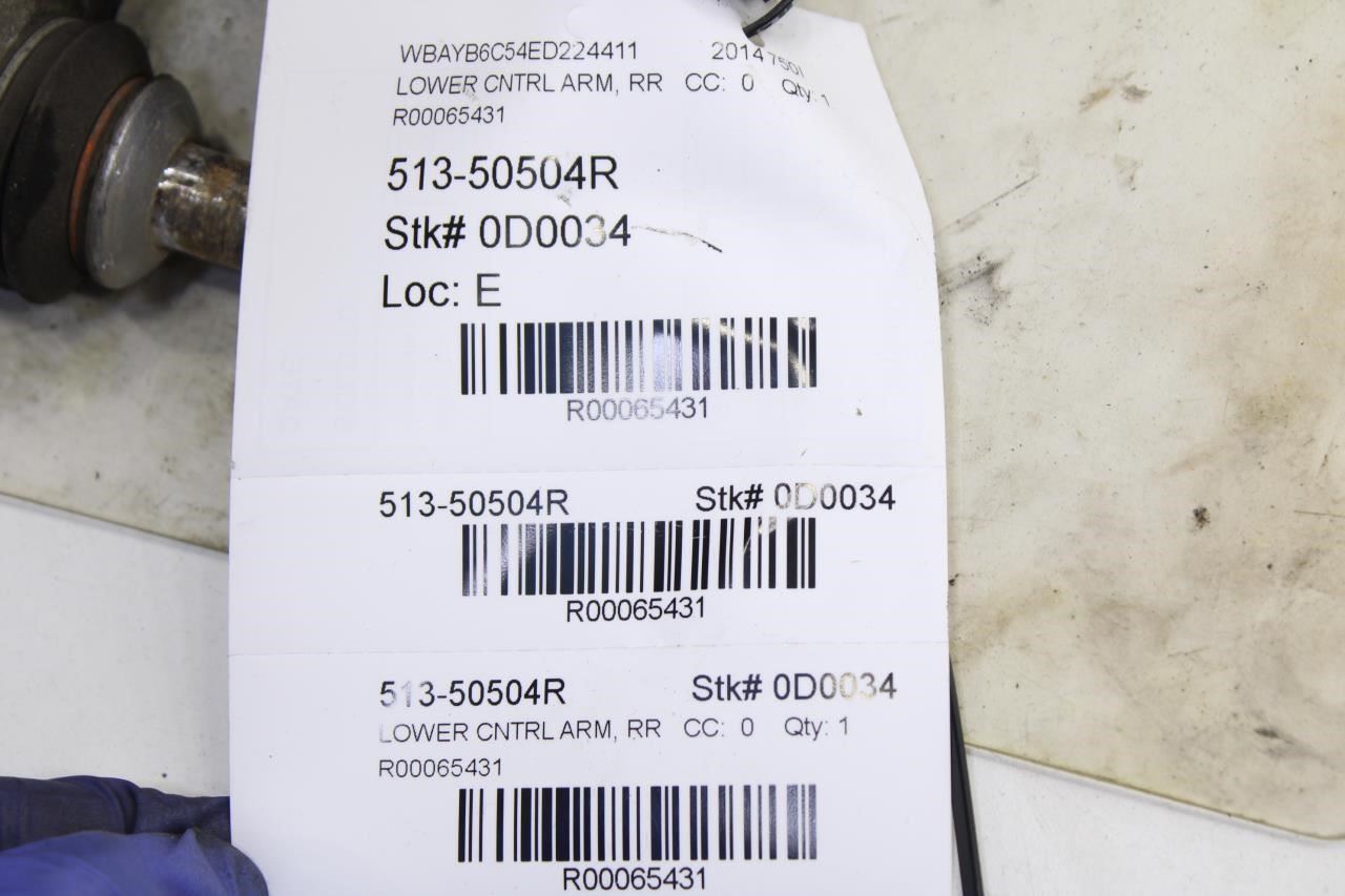 10-15 BMW 750i xDrive AWD Rear Right Suspension Lower and Upper Control Arm Set - Alshned Auto Parts