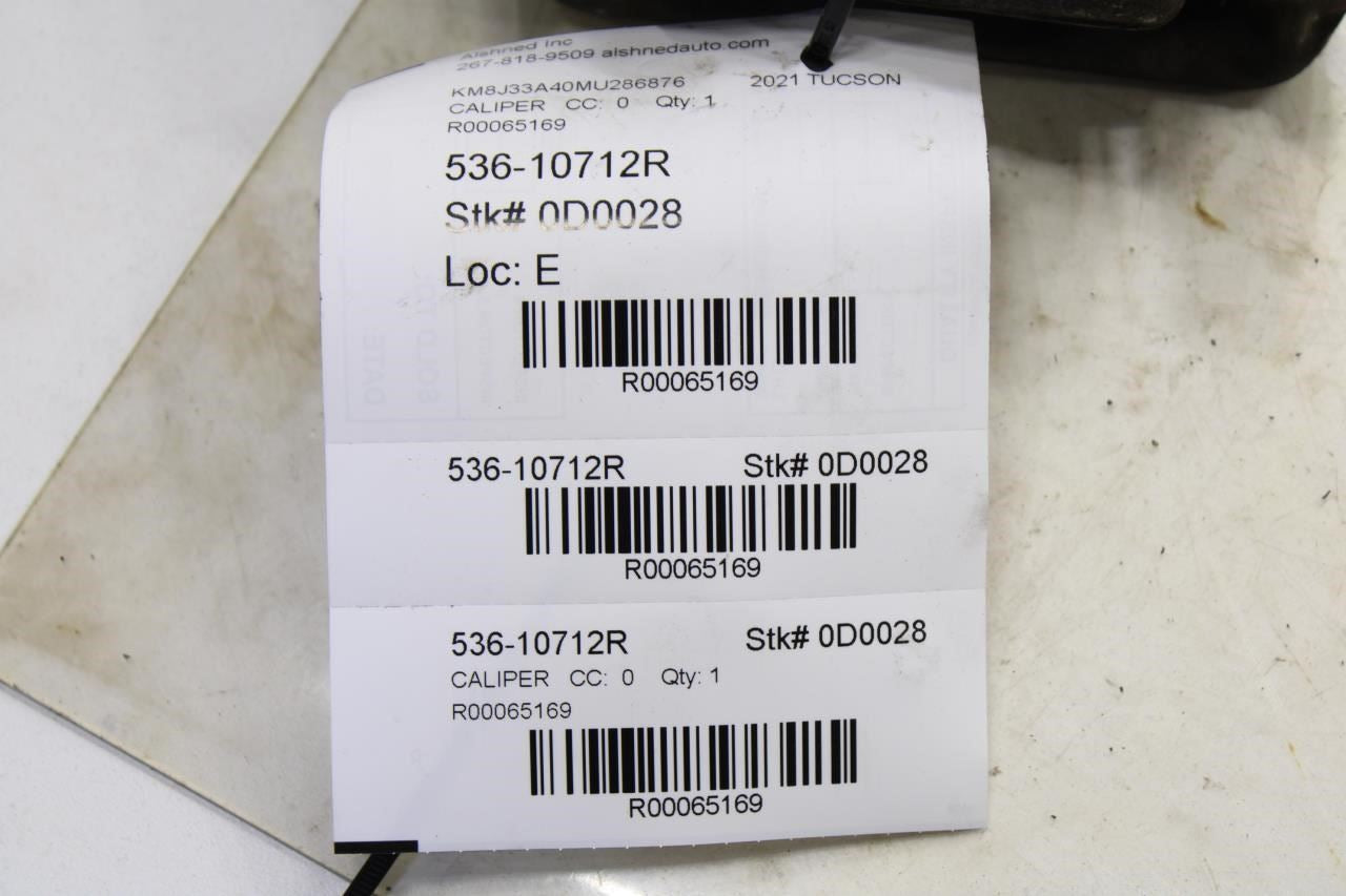 2019-2021 Hyundai Tucson Value Rear Right Side Brake Disc Caliper 58311-D3A71 - Alshned Auto Parts