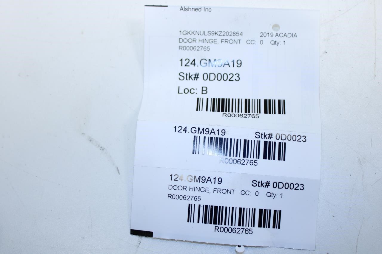 2017-2023 GMC Acadia SLT-1 Front LH Door Hinge Upper and Lower Pair 13583618 OEM - Alshned Auto Parts