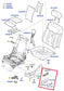 11-16 Ford F250 Lariat FR Right Power Seat Adjustment Switch 9L3Z14A701FA *ReaD* - Alshned Auto Parts