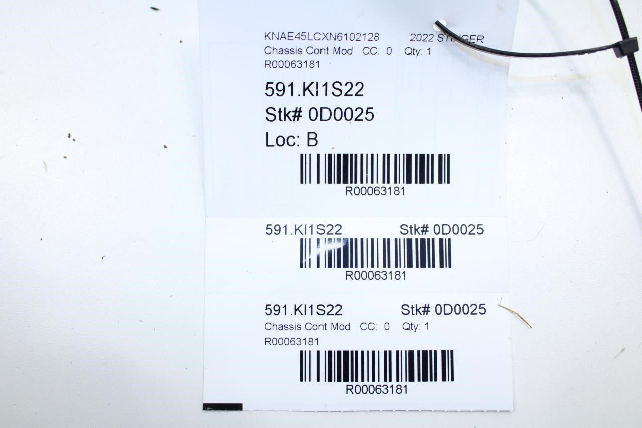 22-2023 Kia Stinger GT1 3.3L AWD Integrated Body Control Module IBU 954A0-J5431 - Alshned Auto Parts