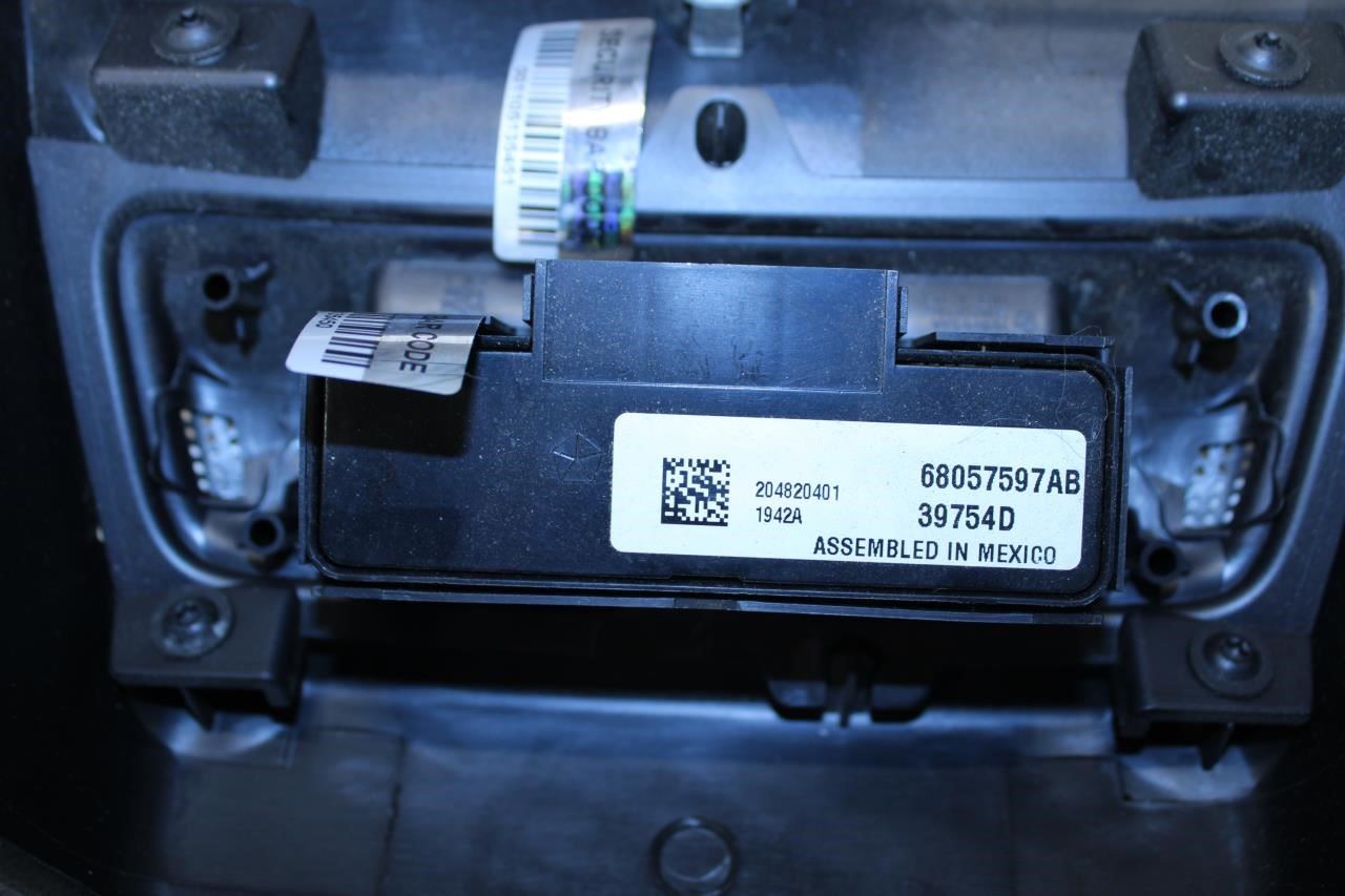 2013-18 Jeep Wrangler Sahara Center Console Back End Panel w/ Switch 5MD98DX9AA - Alshned Auto Parts