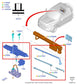 21-26 Ford F150 XLT SuperCrew 5.0L RWD Lift Jack and Tool Kit FL34-17A078-AA OEM - Alshned Auto Parts