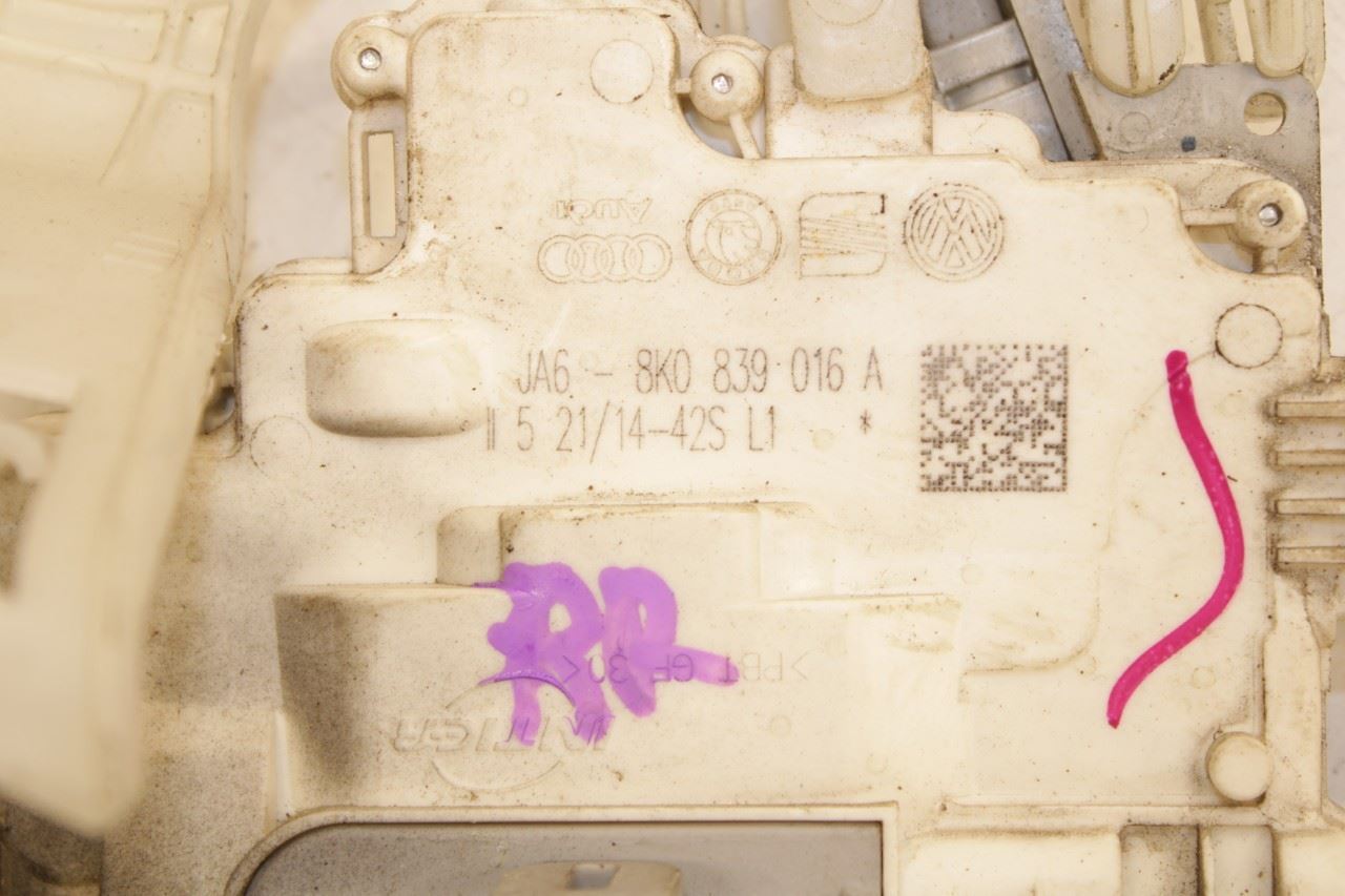 11-2018 Porsche Cayenne Platinum Rear Right Door Lock Latch Actuator 8K0839016A - Alshned Auto Parts