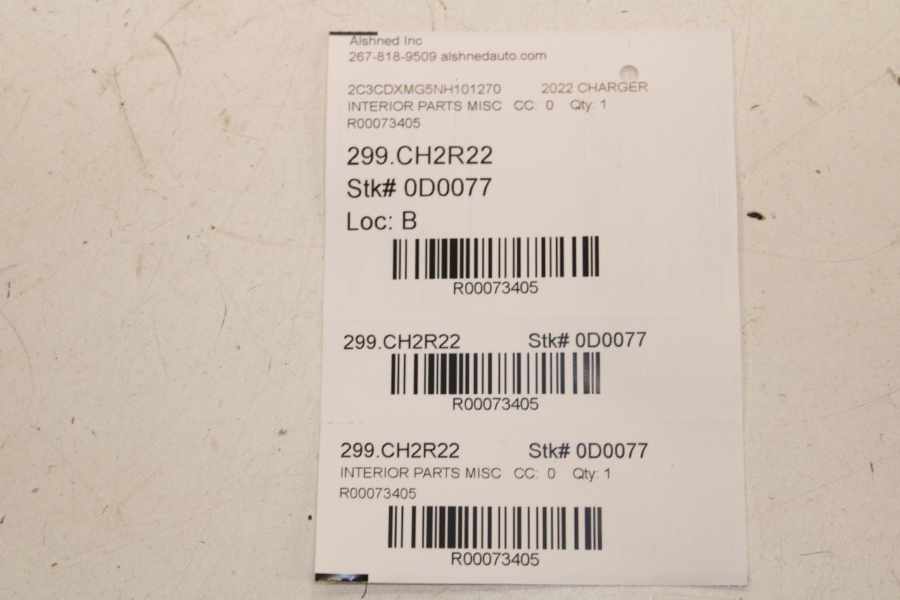 2011-23 Dodge Charger GT AWD Roof Headliner Grab Grip Handle Set of 4 1RV73DX9AE - Alshned Auto Parts