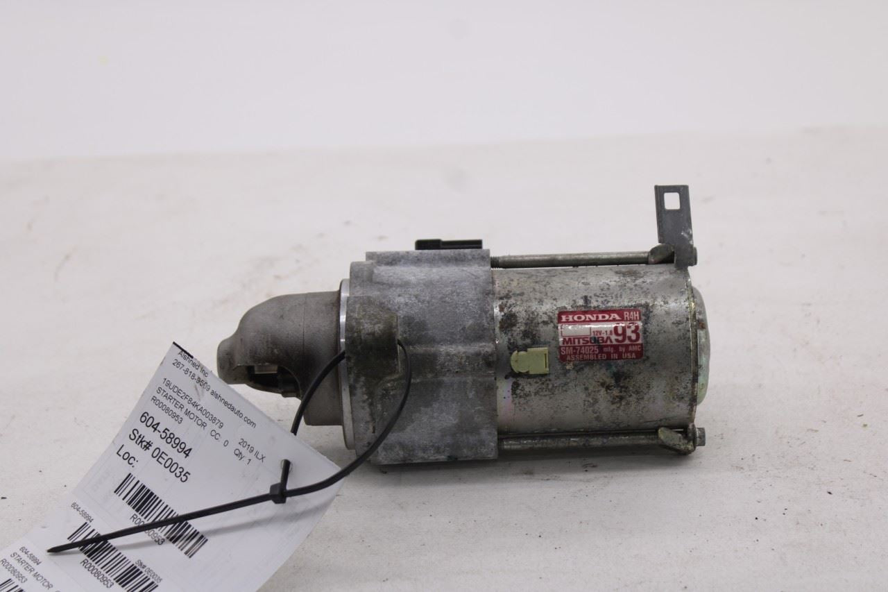 2016-22 Acura ILX Technology A-Spec 2.4L Engine Starter Motor Assy 31200-R4H-A02 - Alshned Auto Parts
