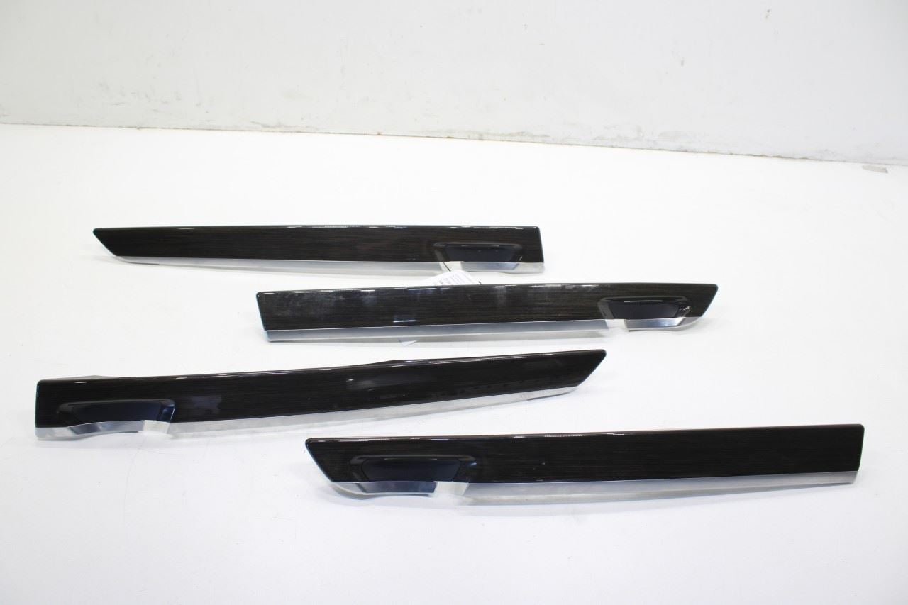 2010-15 BMW 750i Front and Rear Door RH and LH Side Gloss Wood Trim Panel *ReaD* - Alshned Auto Parts