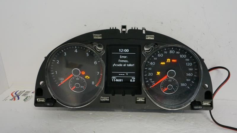 2012 Volkswagen CC Luxury 2.0L Speedometer Gauge Instrument Cluster 114K Mileage - Alshned Auto Parts