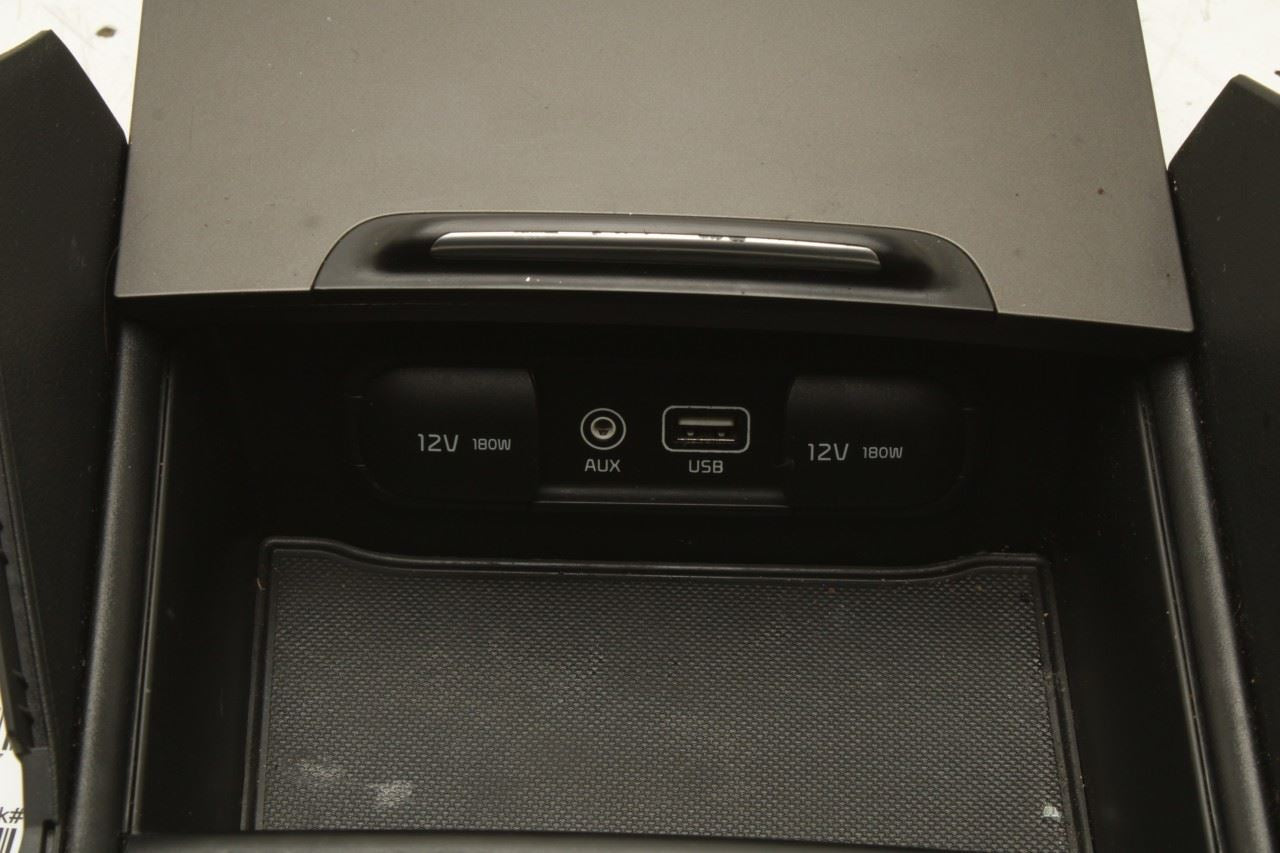 19-20 Kia Optima LX 2.4L Center Console Storage Tray Trim Panel w/ Power Outlets - Alshned Auto Parts