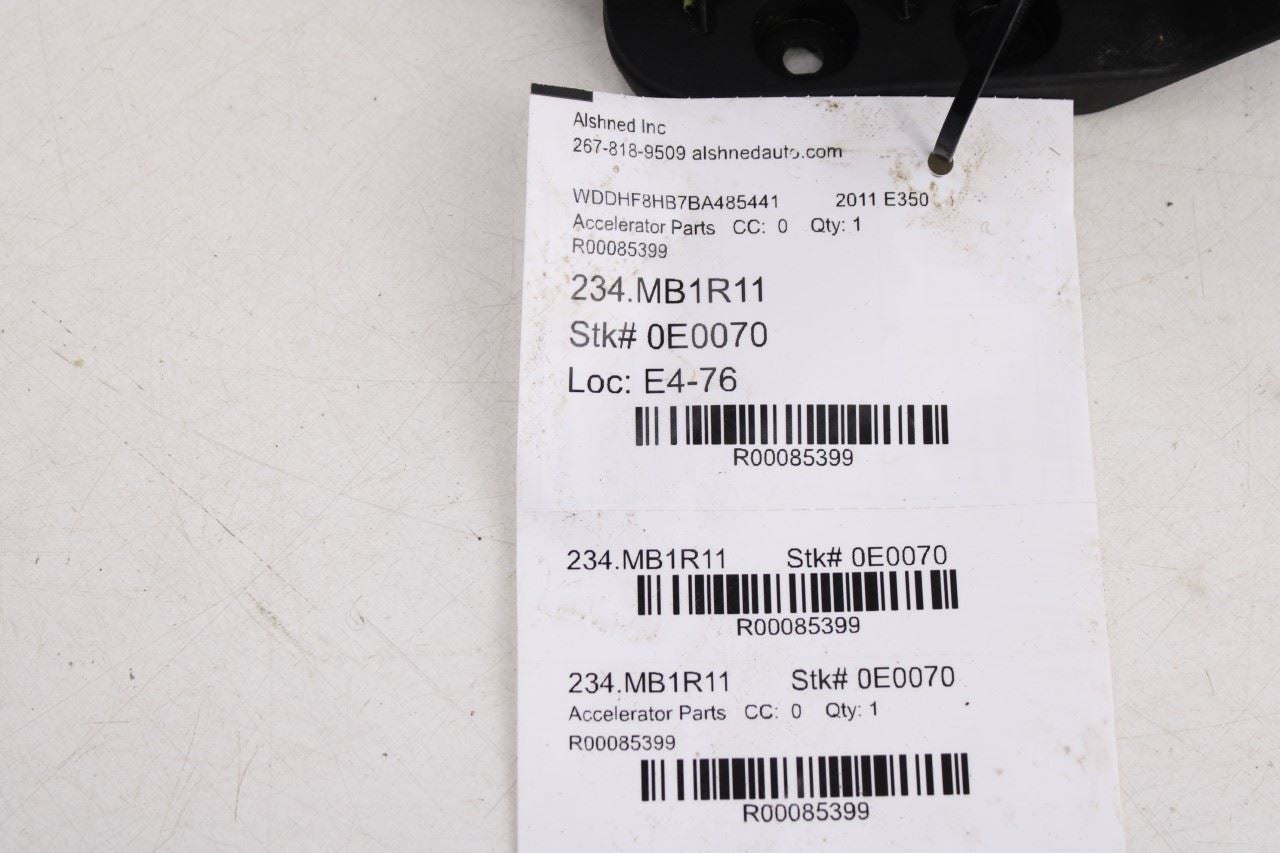 10-14 Mercedes-Benz E350 Luxury 4Matic AWD Accelerator Throttle Gas Pedal Sensor8