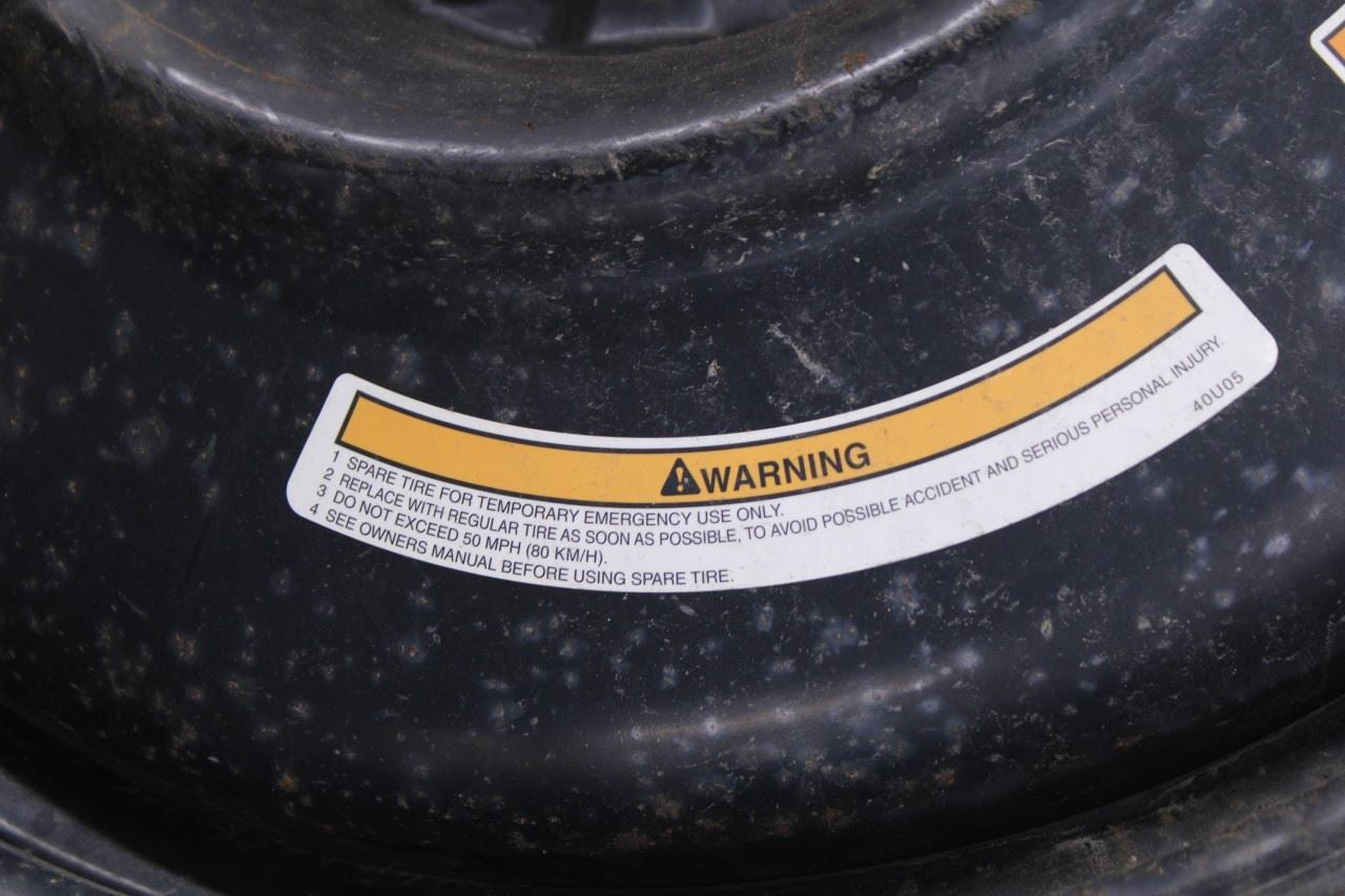 2016-2018 Infiniti QX60 Spare Wheel Tire Maxxis T165/90D18 40300-9NG0A OEM - Alshned Auto Parts