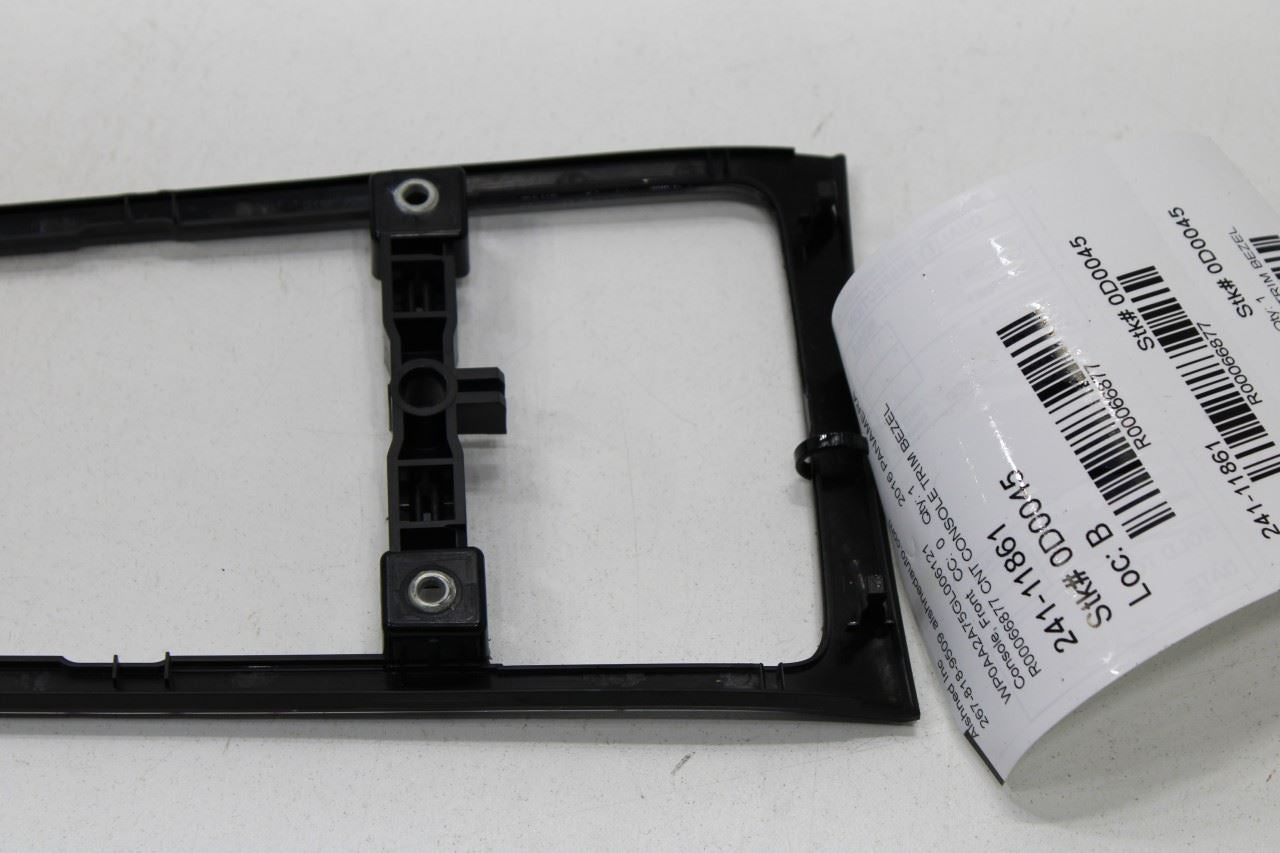 10-16 Porsche Panamera 4 Front Center Console Trim Bezel 970-553-371-00-A61 OEM - Alshned Auto Parts