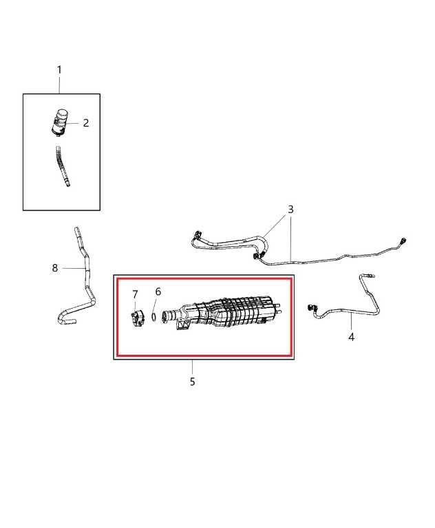 18-26 RAM 1500 Big Horn 5.7L Fuel Vapor Evaporative Emission Canister 52029887AC1