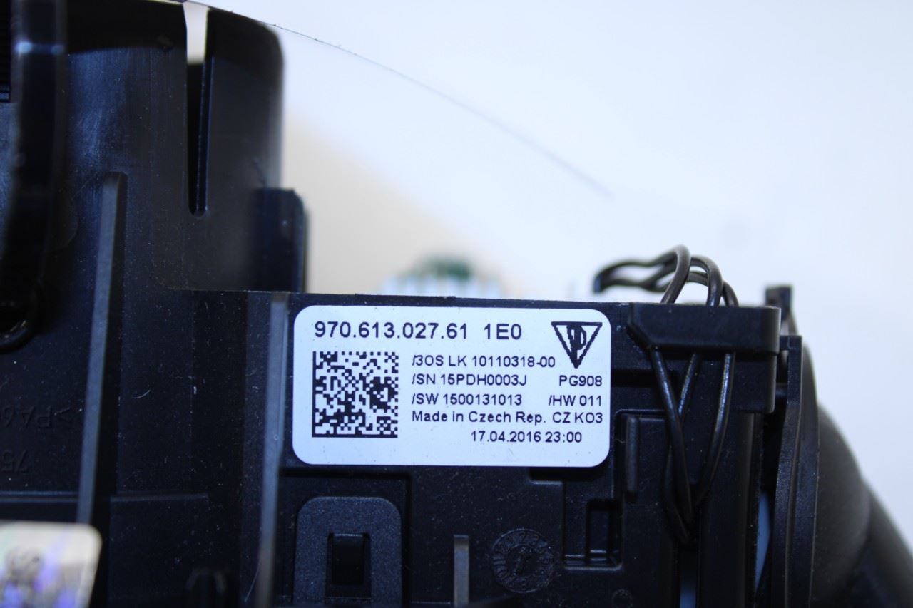 14-16 Porsche Panamera 4 3.6L AWD Steering Column Light Turn Signal Wiper Switch - Alshned Auto Parts