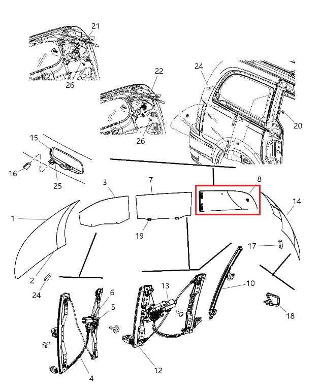 2008-2020 Dodge Grand Caravan GT Rear Right Quarter Vent Window Glass 5109652AH - Alshned Auto Parts