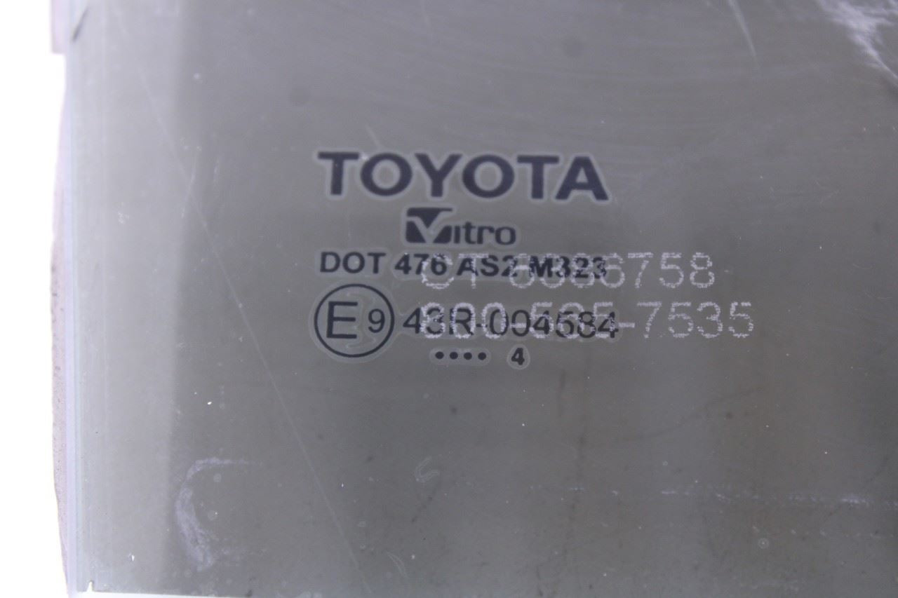 2020-2024 Toyota Corolla LE Rear Right Side Door Window Glass 68103-02510 OEM5