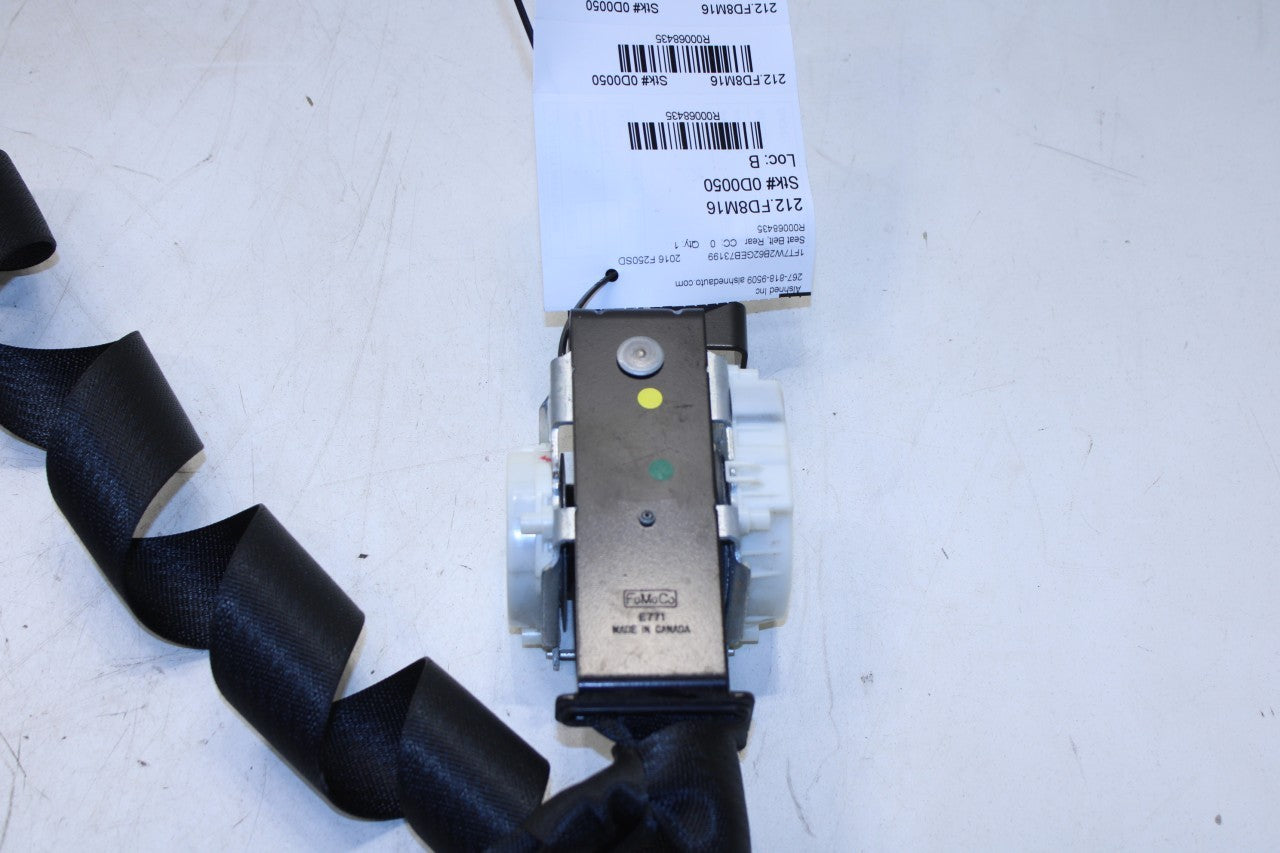 11-16 Ford F250 Lariat Crew Cab 6.2L Rear Left Side 2nd Row Seat Belt Retractor - Alshned Auto Parts