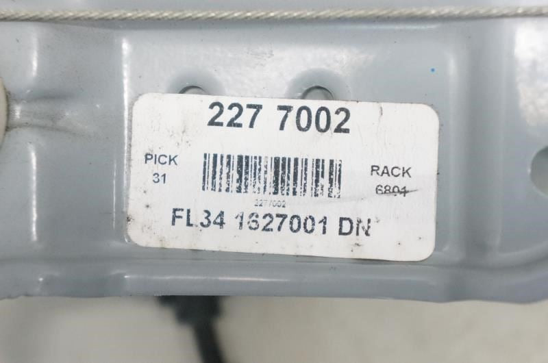 15-20 Ford F150 Crew Cab Rear Left Door Window Regulator w Motor FL34-1627001-DN7