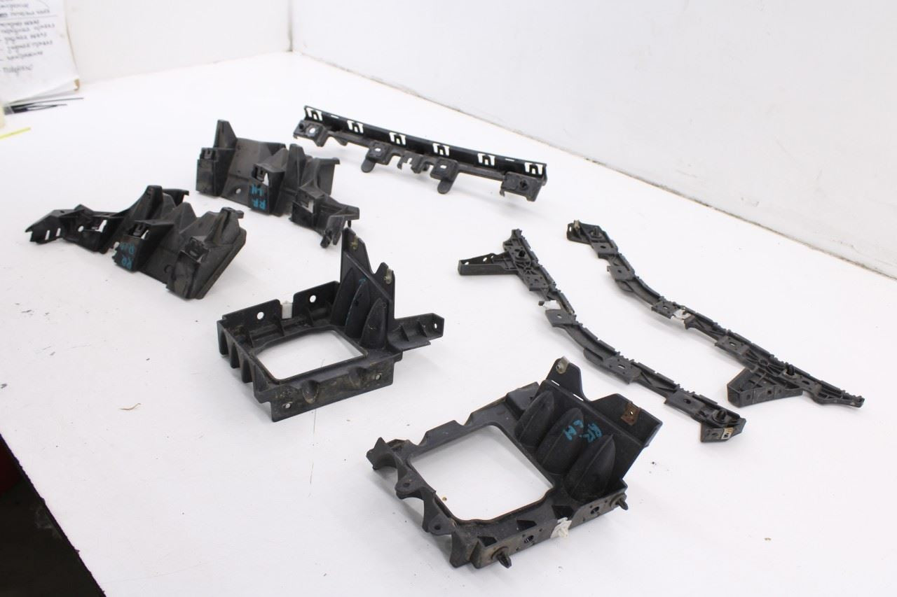 2015-19 Ford Mustang Conv V6 Rear Bumper RH LH Side and Center Mounting Brackets - Alshned Auto Parts
