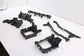 2015-19 Ford Mustang Conv V6 Rear Bumper RH LH Side and Center Mounting Brackets - Alshned Auto Parts