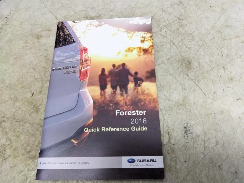 2016 Subaru Forester Owners Manual Set with Case MSA5M1602A OEM - Alshned Auto Parts