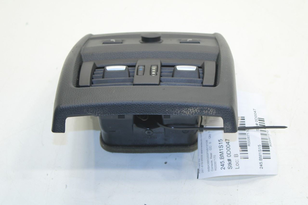 13-16 BMW 328i xDrive Center Console Back Panel w/ Air Vent and Heat Seat Switch6