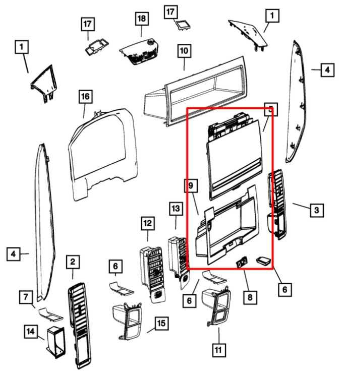 19-21 Ram 1500 Classic Crew Cab Dash RH Side Upper Glove Box Storage Compartment - Alshned Auto Parts