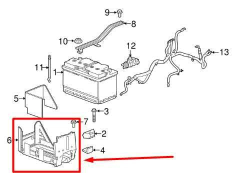 2018-2021 Buick Enclave Battery Tray Holder Lower Bracket 84808573 OEM - Alshned Auto Parts