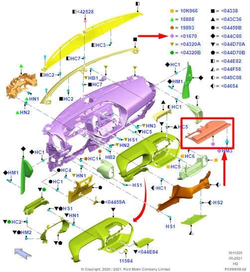 2021-24 Ford Bronco Sport Under Dash Lower Fuse Box Access Cover M1PB-S020A78-AA - Alshned Auto Parts