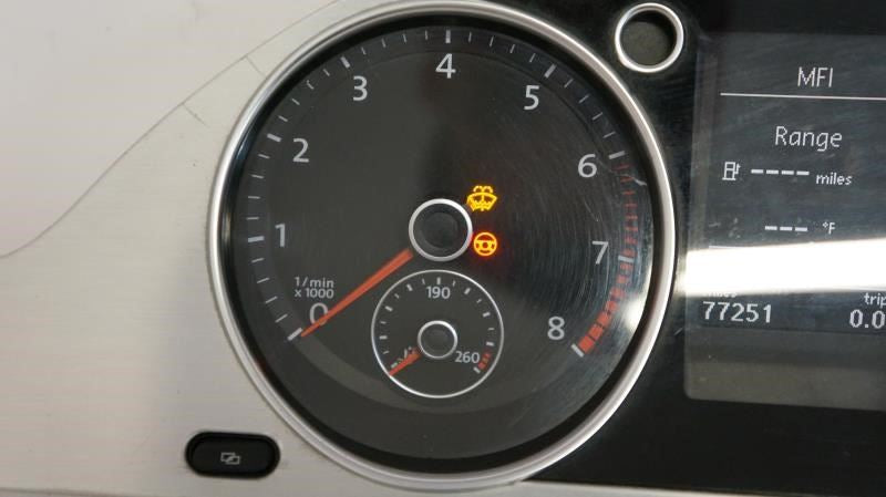 09-10 Volkswagen CC Speed Gauge Instrument Cluster 77K Mileage 3C8-920-970-B OEM - Alshned Auto Parts
